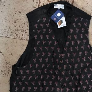 Texas tech vest and bow ties set new vest XLarge